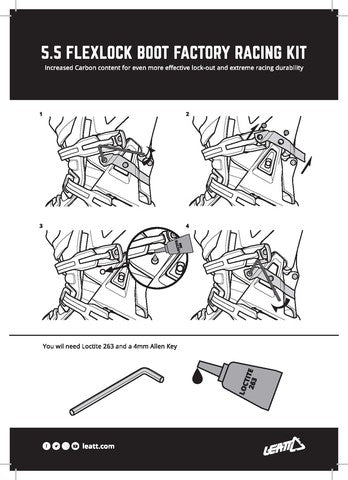 Leatt FlexLock 5.5 FlexLock Factory Racing Kit #US12/13 (3021210532)