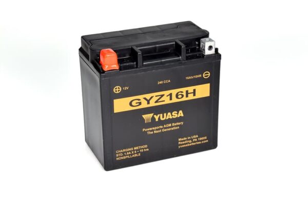 Yuasa High Performance MF VRLA Battery GYZ16H (WC) 12V