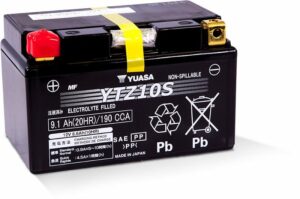 Yuasa High Performance MF VRLA Battery YTZ10S (WC) 12V