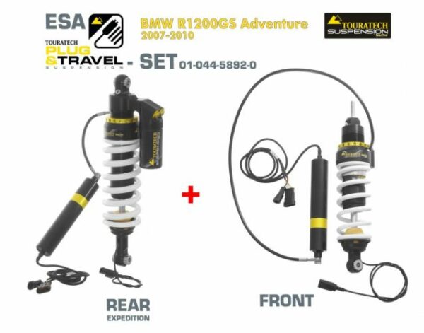 Touratech Suspension Plug & Travel ESA Expedition SET BMW R1200GS Adventur 07-10