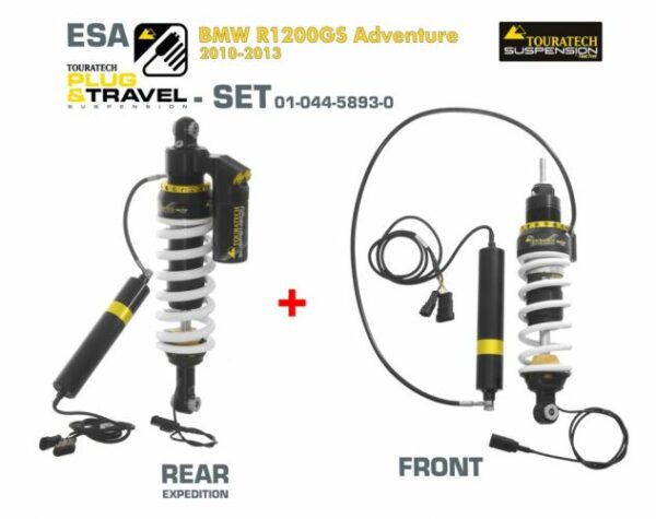 Touratech Suspension Plug & Travel ESA Expedition SET BMW R1200GS Adventur 10-13