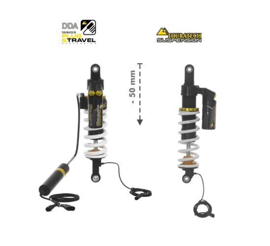 Touratech Suspension-SET Plug & Travel -50 mm lowering for BMW R1200GS (LC) 2013