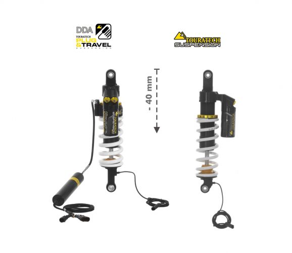 Touratech Suspension-SET Plug & Travel -40 mm lowering for BMW R1200GS Adventure