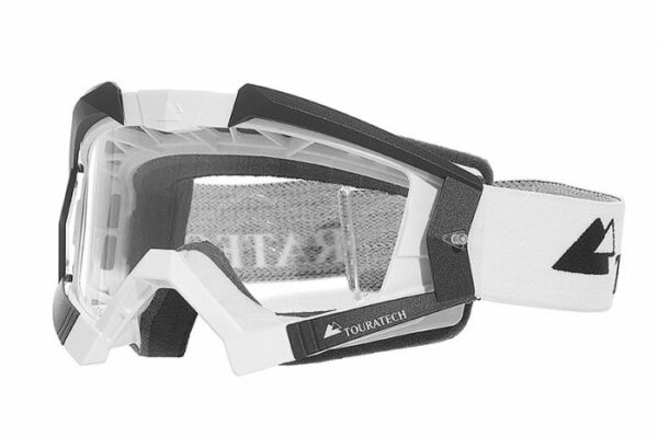 Touratech Aventuro Carbon goggles with Touratech strap