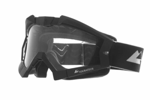 Touratech Aventuro Carbon goggles with Touratech strap