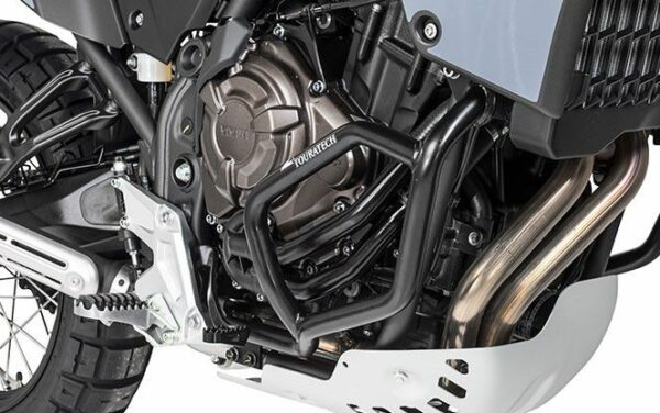 Touratech Engine crash bar stainless steel black for Yamaha Tenere 700