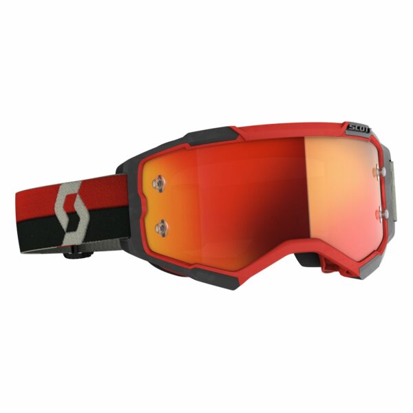 Scott Goggle MX Fury red/black orange chrome works