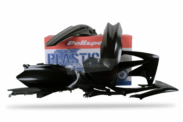 Polisport plastic kit CRF250 10-12/ CRF450 09-12 musta