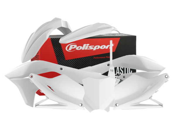 Polisport plastic kit KX450F 16-18 White