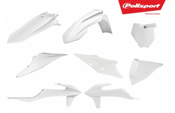 Polisport plastic kit SX/SXF 19- Valkoinen