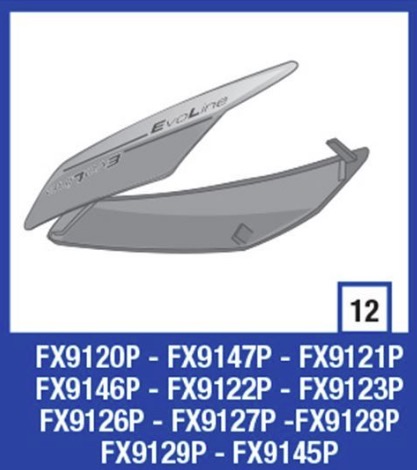 Shark Evoline visor plate shell kit